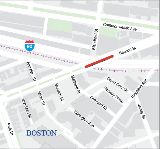 BOSTON: DECK/SUPERSTRUCTURE REPLACEMENT, B-16-054 (4T2), BEACON STREET OVER I-90 (STRUCTURE 50, MILE 132.2)